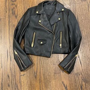 blank nyc black leather jacket